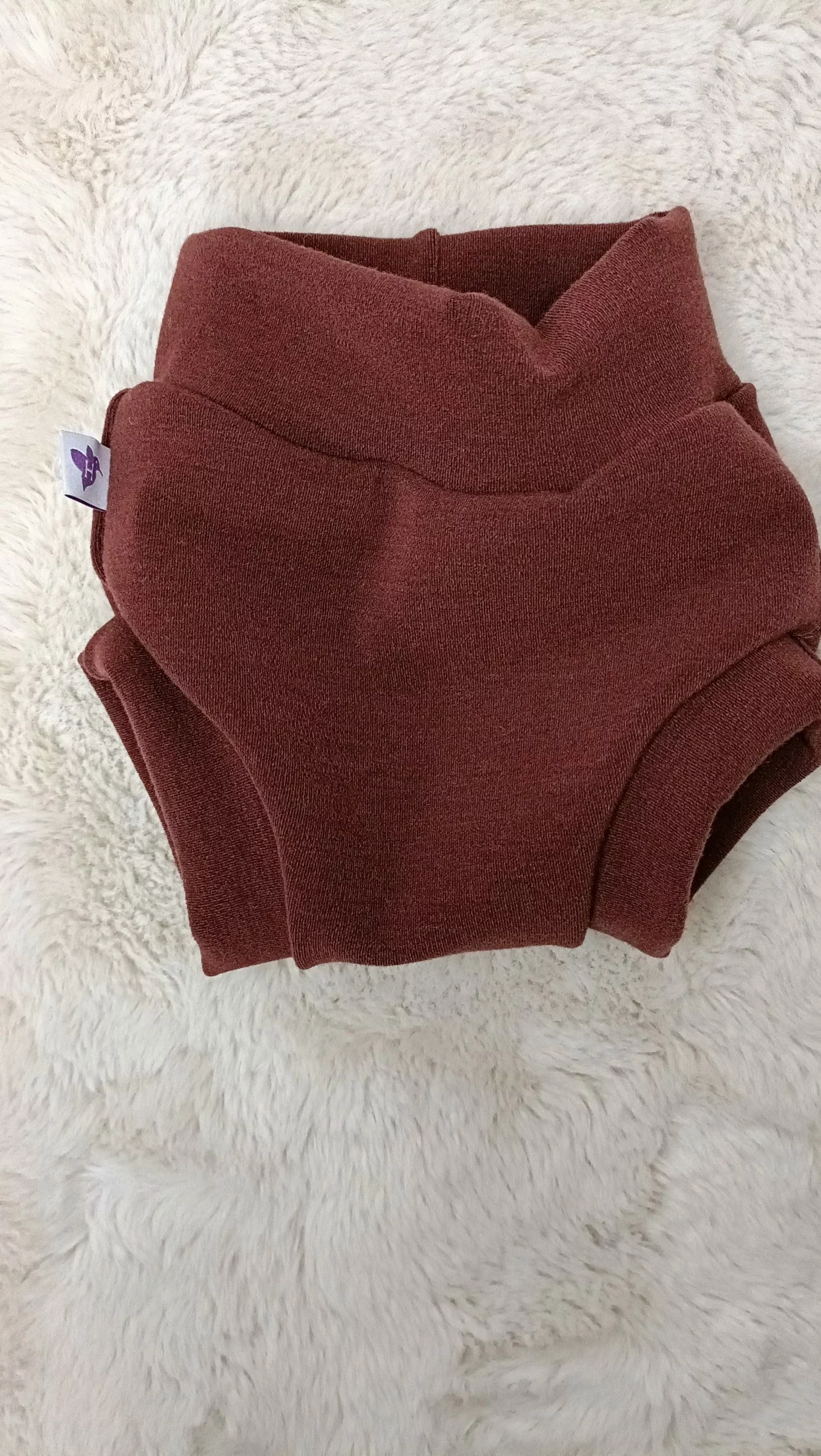 Shorty 100% laine Mérinos CANNELLE – Humbird