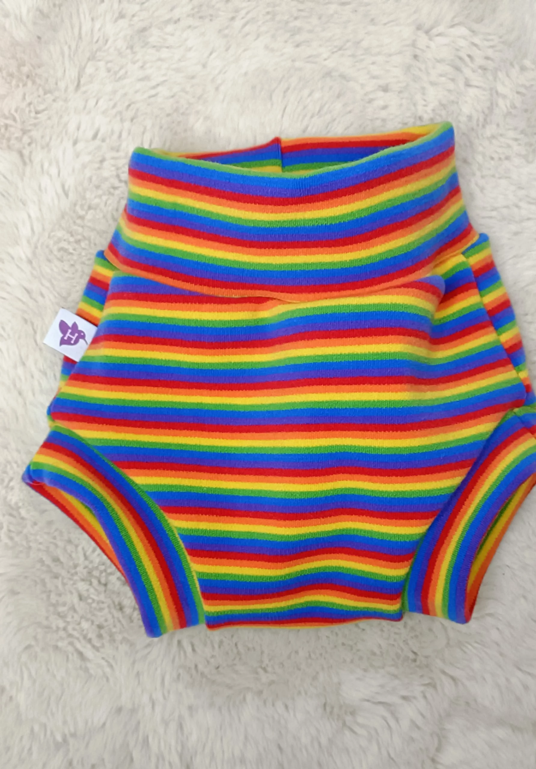 Shorty 100% laine Mérinos RAINBOW – Humbird – Image 2