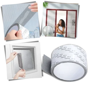 Ruban de réparation pour moustiquaire à forte adhérence