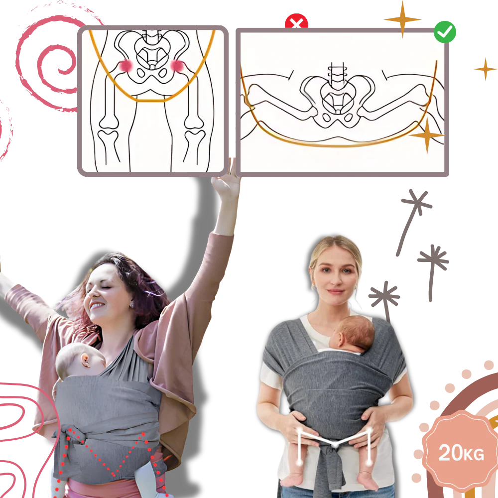 Porte-bébé ergonomique et respirant – Image 6