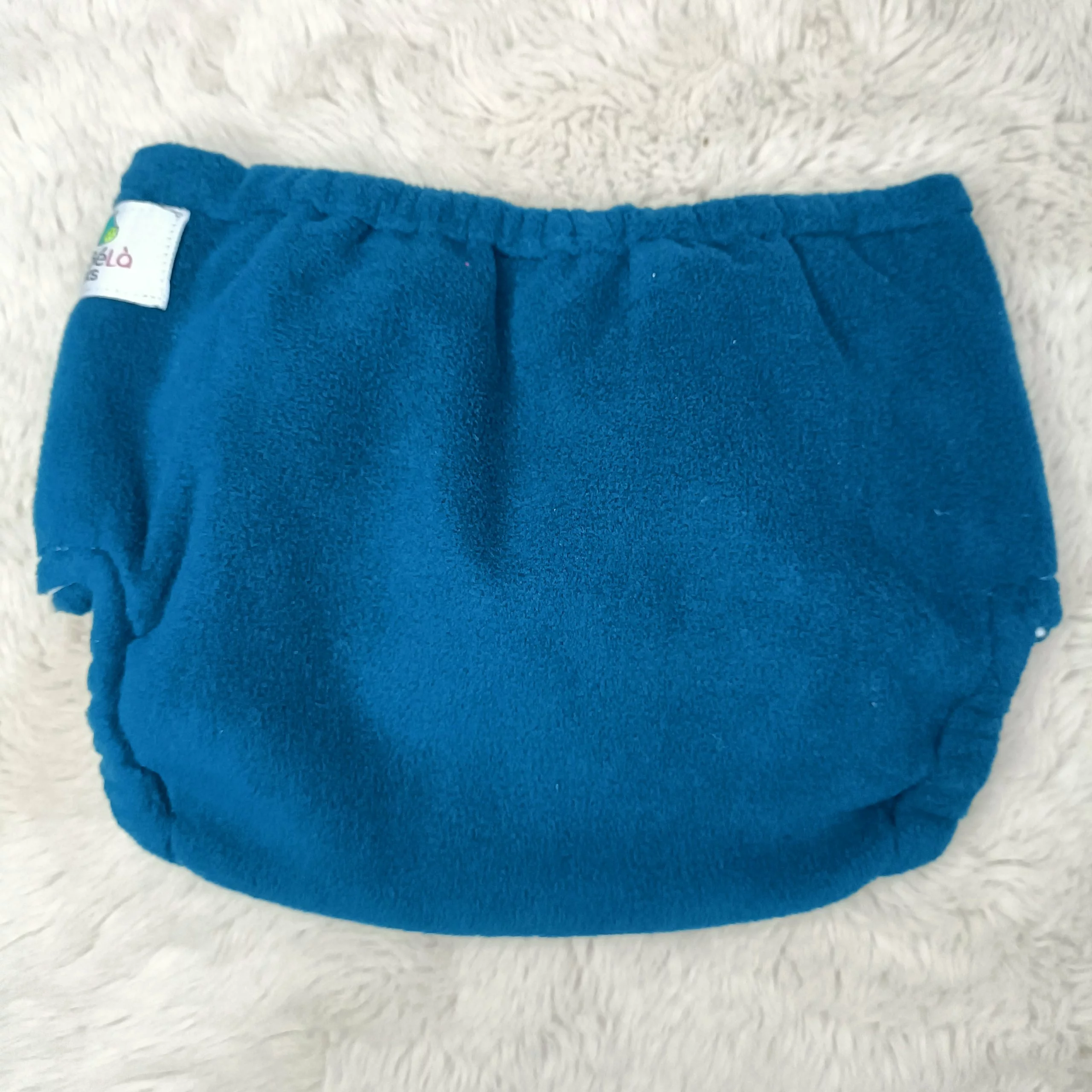 Surcouche BLEUE CANARD en micro polaire XS (2 à 6 kg) – BEBELA