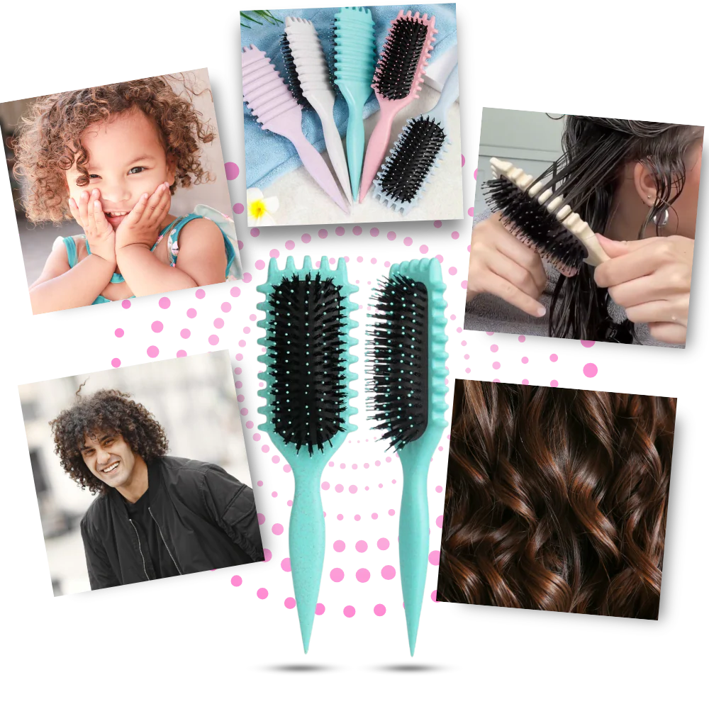 Brosse démêlante et définissante pour boucles – Image 4