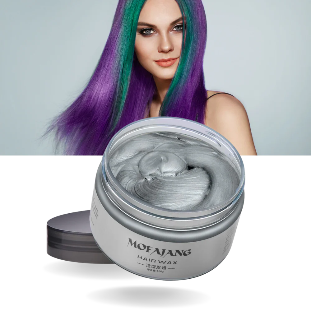 Cire capillaire colorante