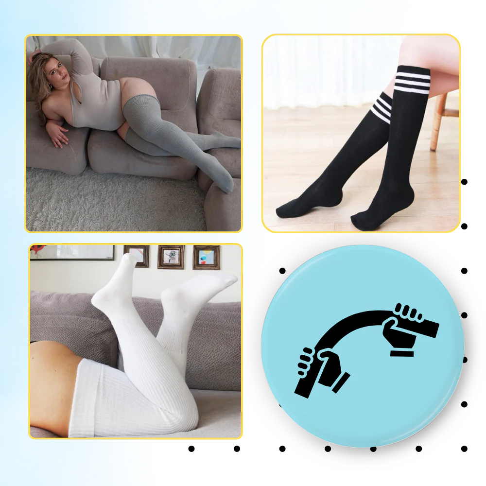 Chaussettes cuissardes renforcées pour femmes – Image 7