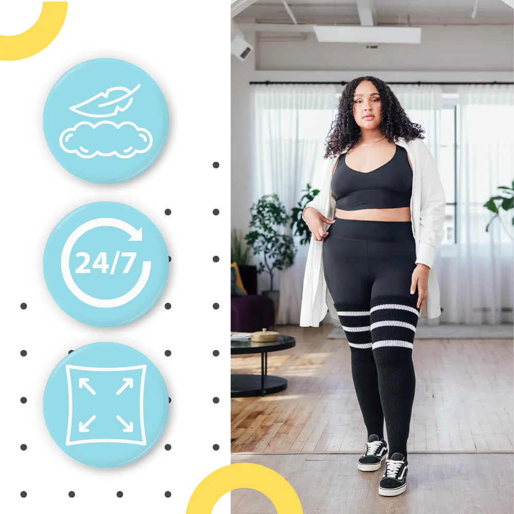 Chaussettes cuissardes renforcées pour femmes – Image 4