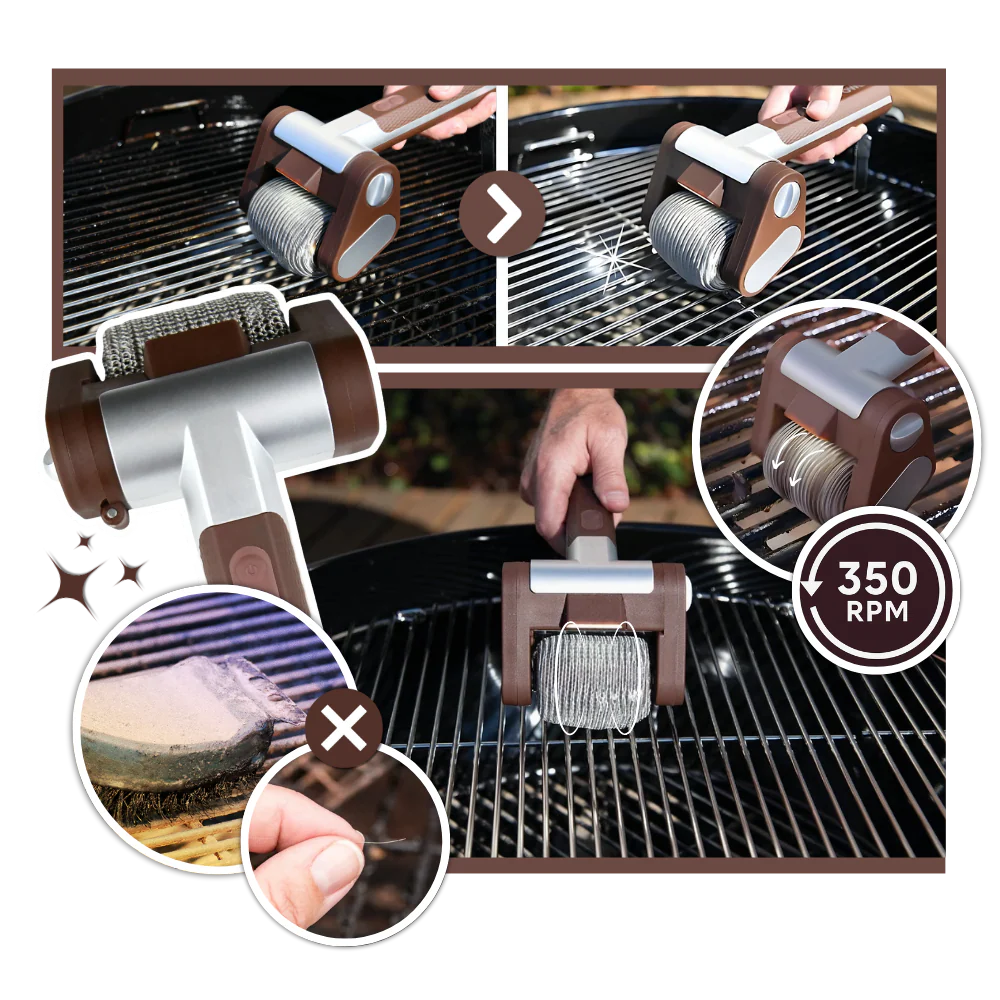 Brosse nettoyante électrique pour Barbecue – Image 4