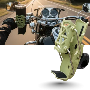 Porte-gobelet universel pour guidon de vélo et moto