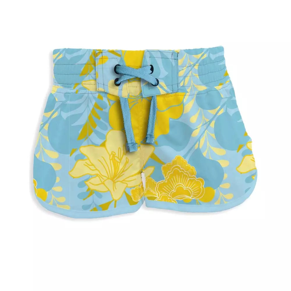 Board short Aloha jaune