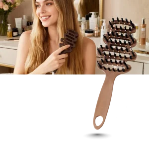 Brosse volumatrice en poils de sanglier