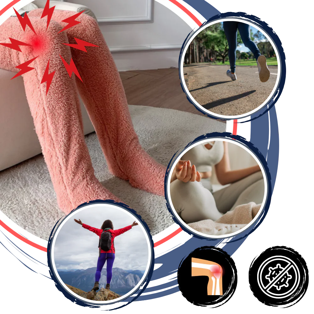 Chaussettes chauffantes longues et moelleuses – Image 7